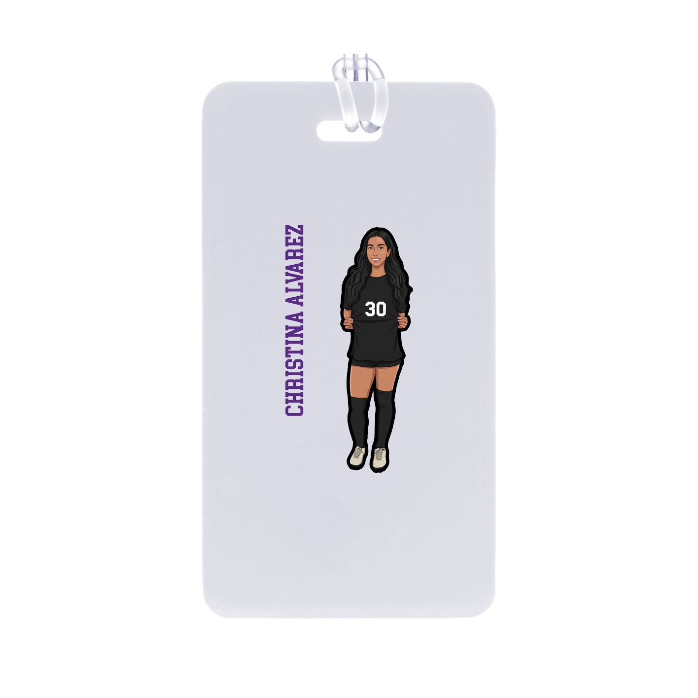 Bag Tag — Name Vertical in Classic