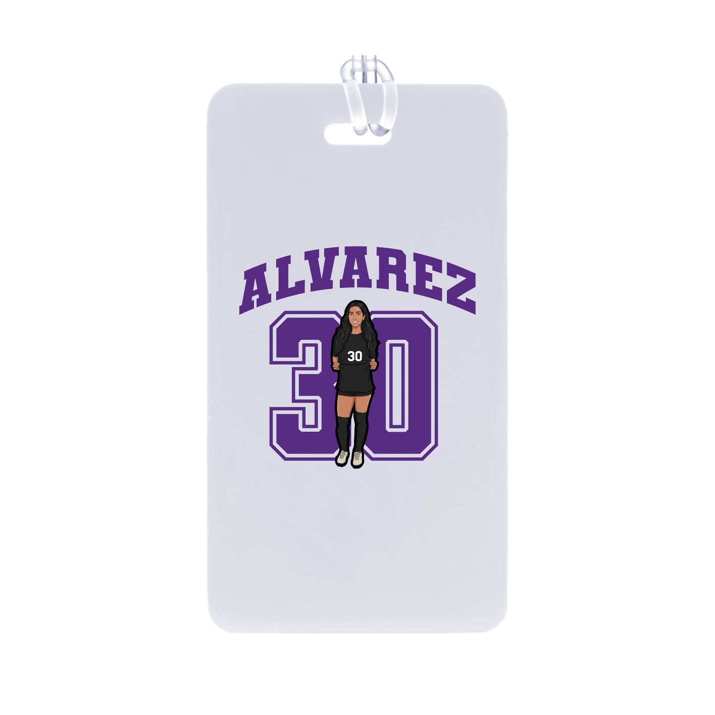 Bag Tag — Number in Classic