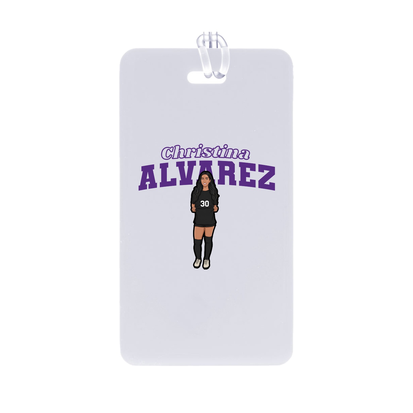 Bag Tag — Name Arch in Classic