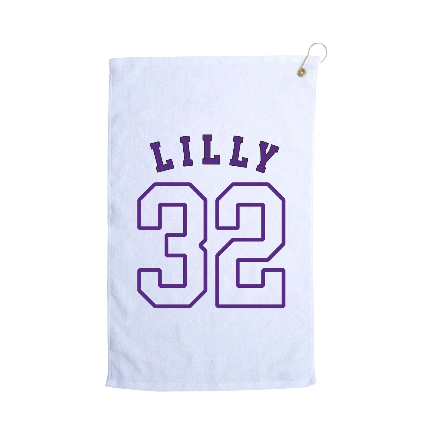 Golf Towel — Shirsey Arch in White