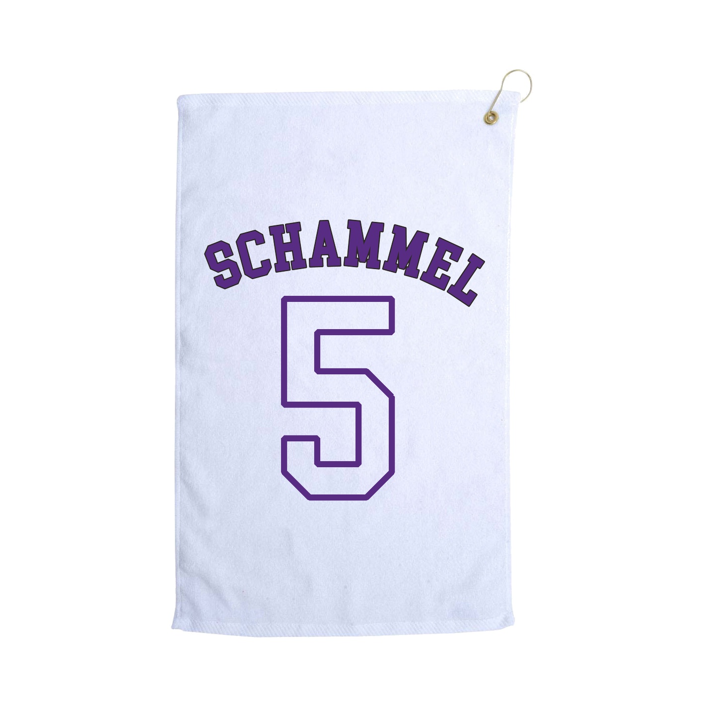 Golf Towel — Shirsey Arch in White