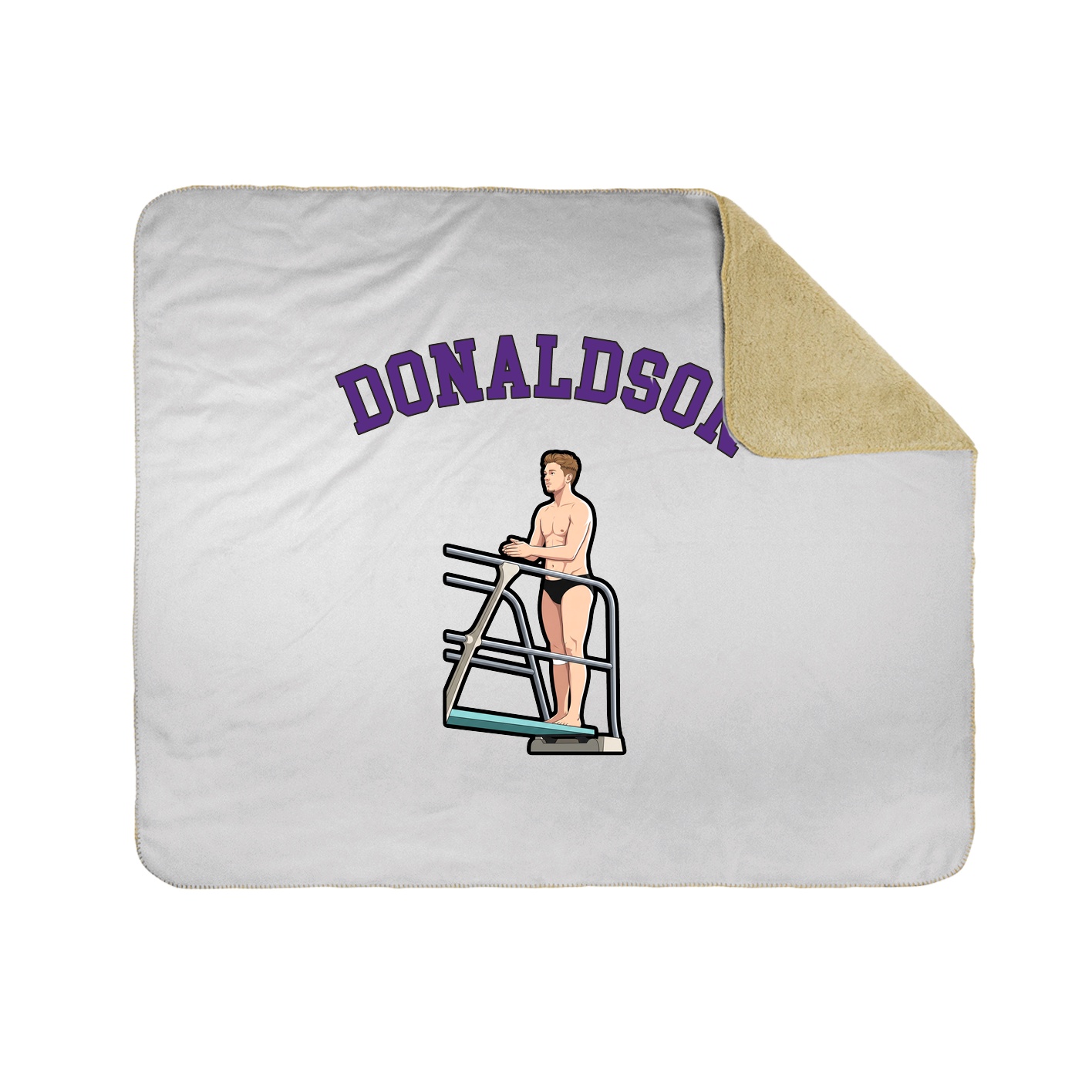Throw Blanket — Shirsey Arch in White