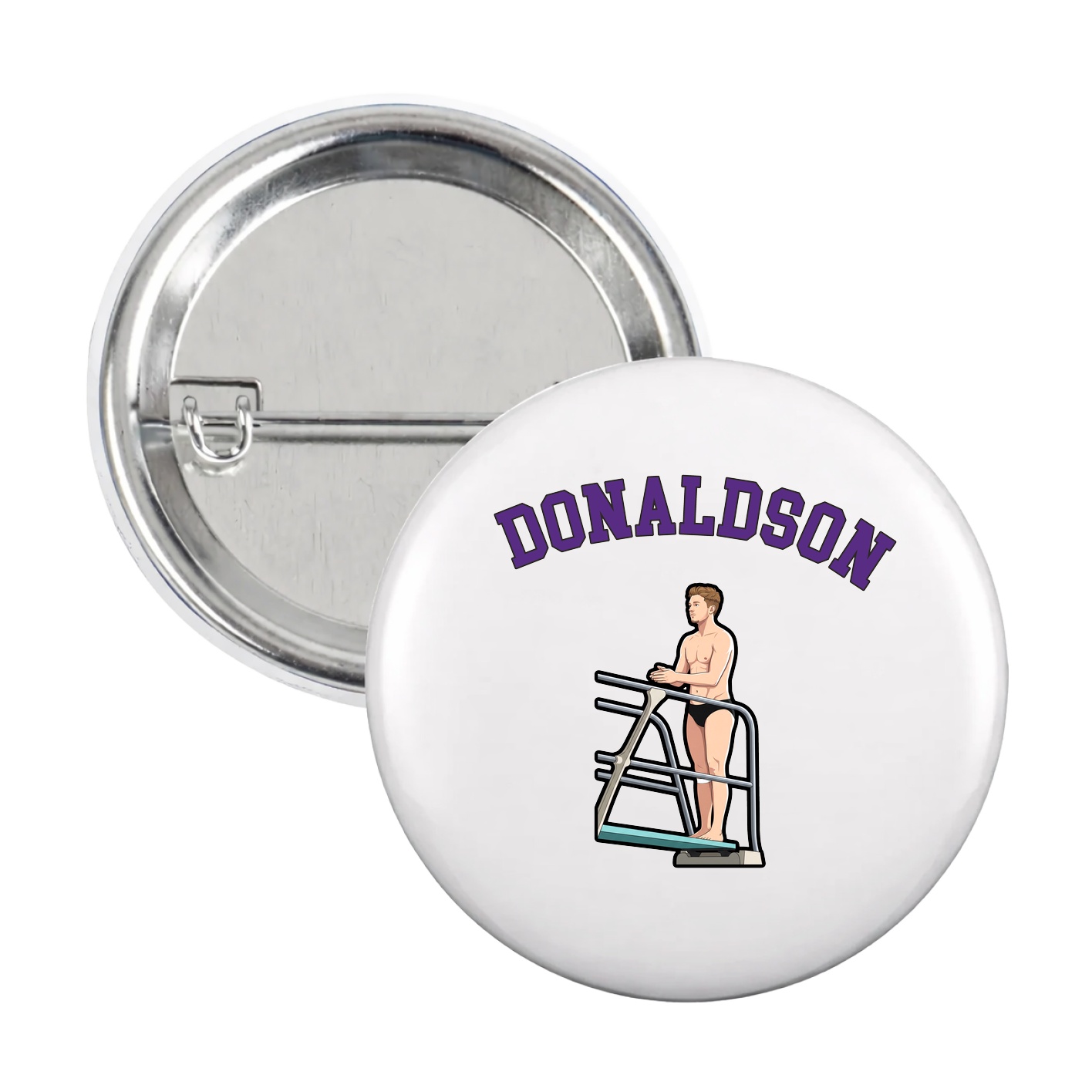 Game Day Button — Shirsey Arch in White