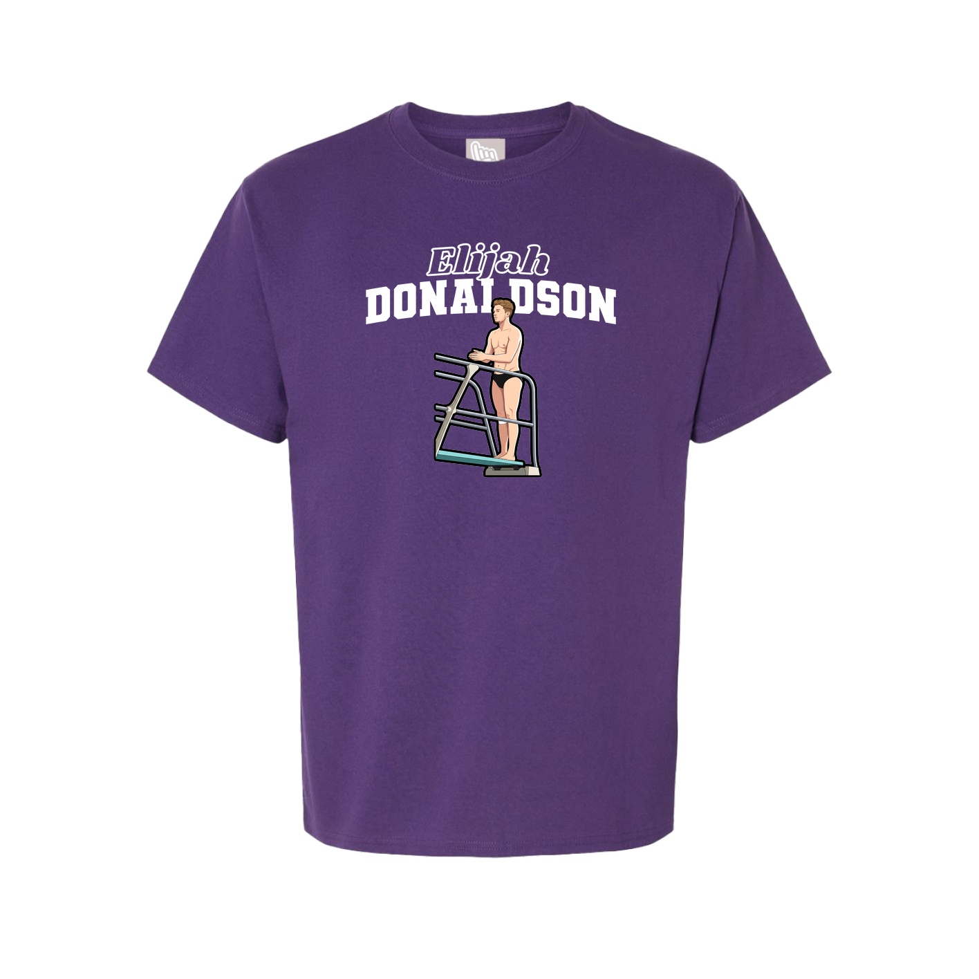 Tee — Name Arch in Purple