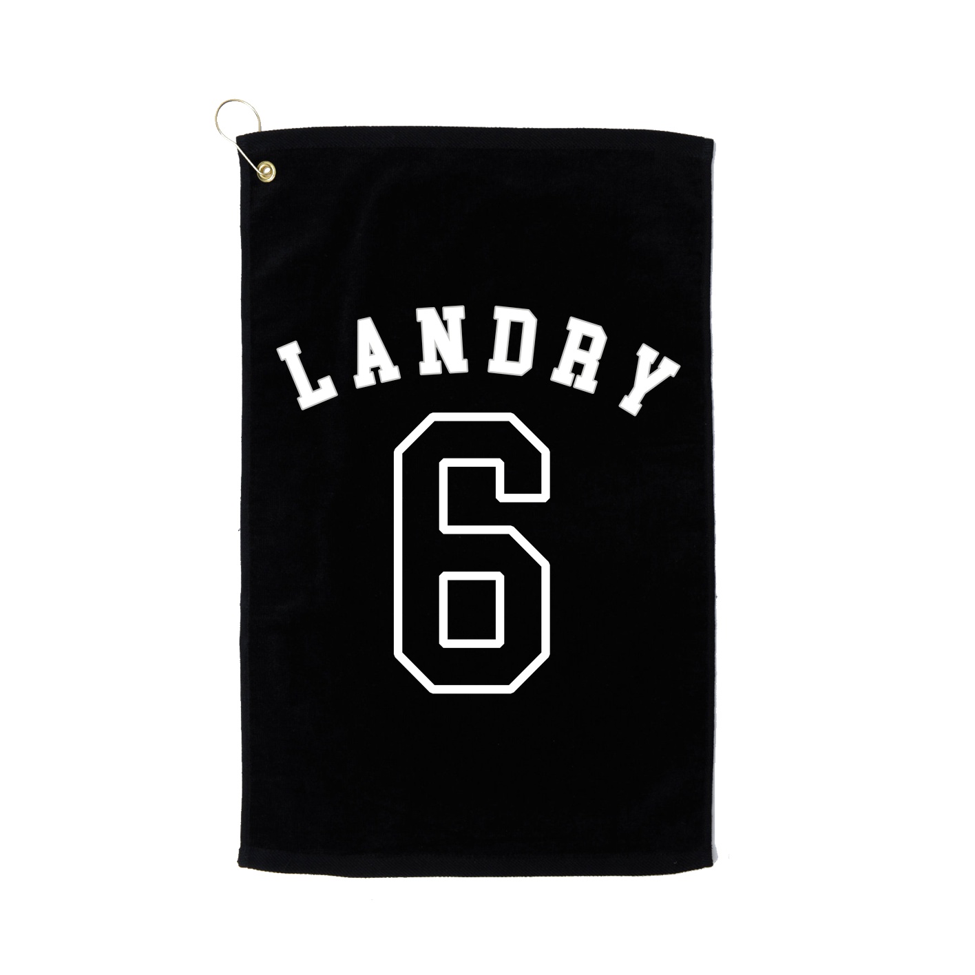 Golf Towel — Shirsey Arch in Black