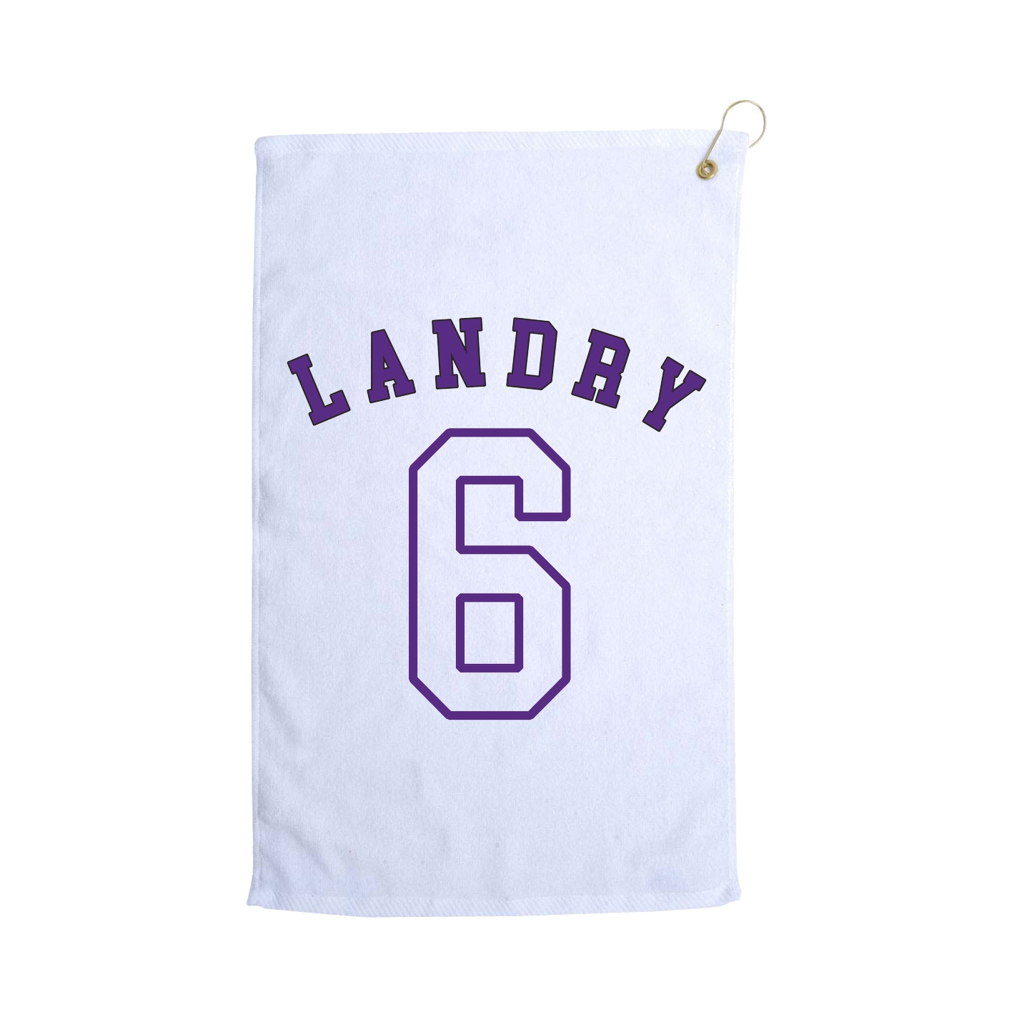 Golf Towel — Shirsey Arch in White
