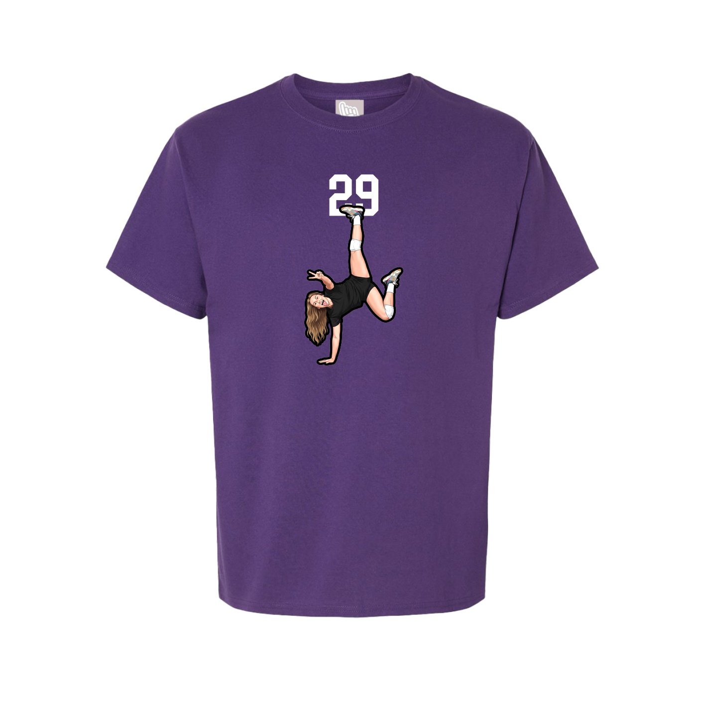 Tee — Number Top in Purple