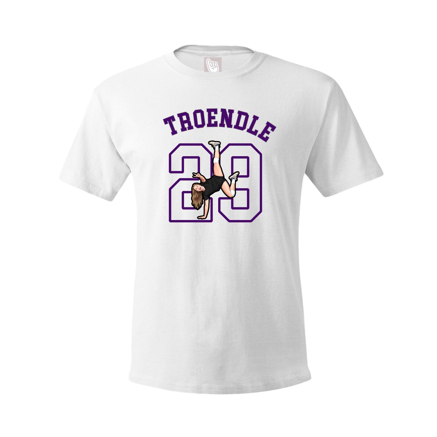 Youth Tee — Shirsey Arch in White