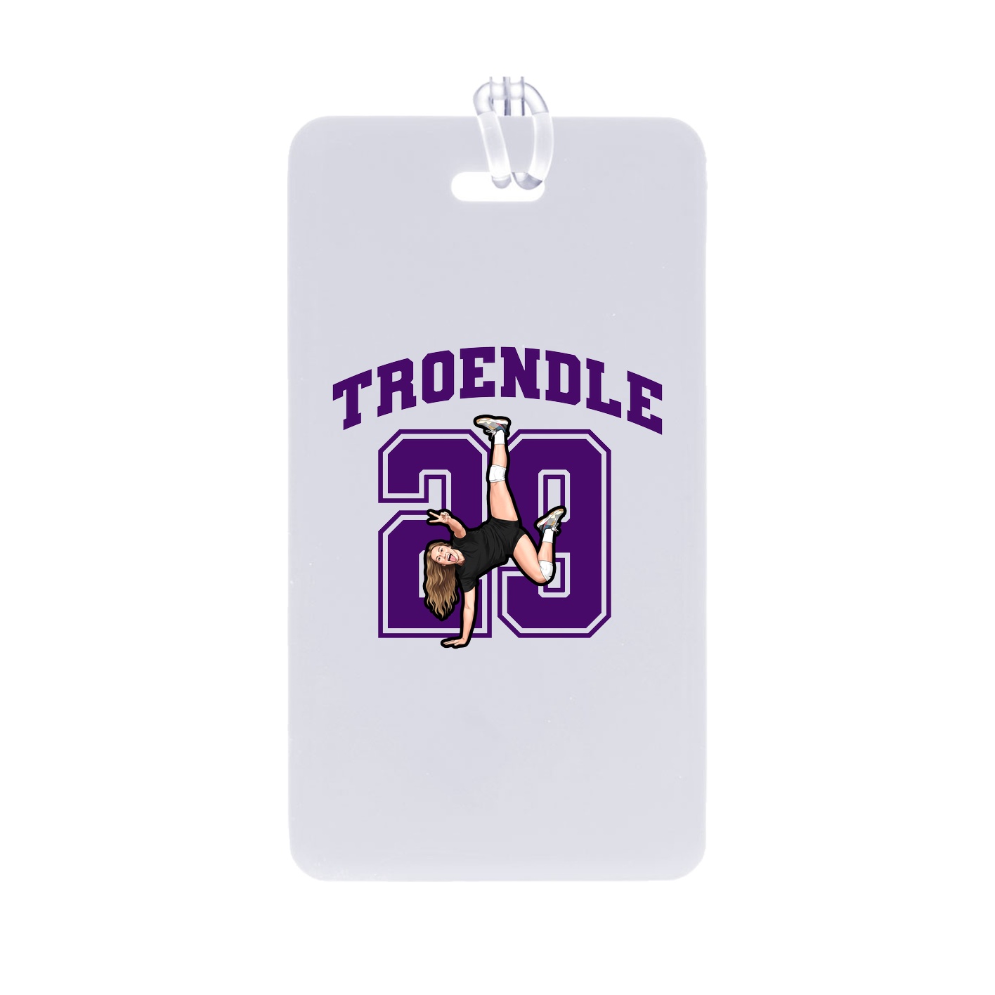 Bag Tag — Number in Classic
