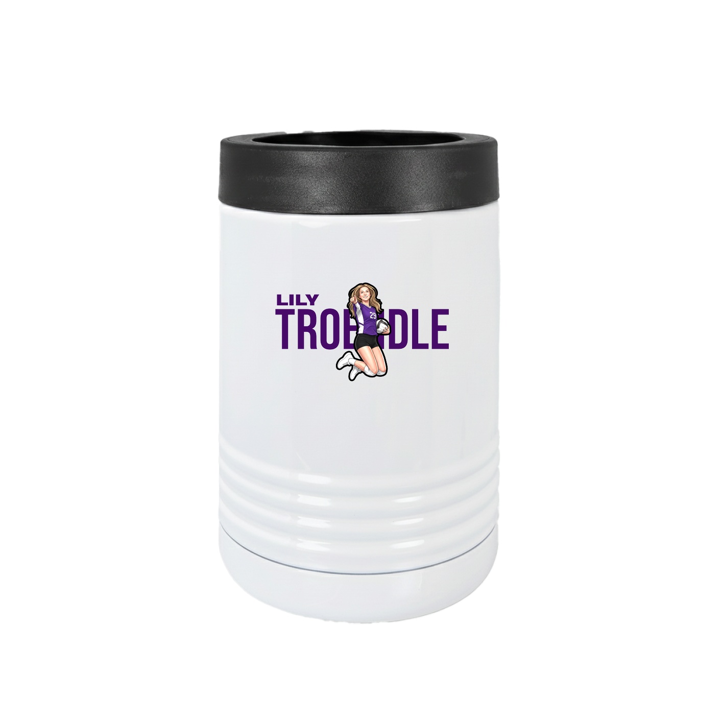 Beverage Holder — Player Name in White