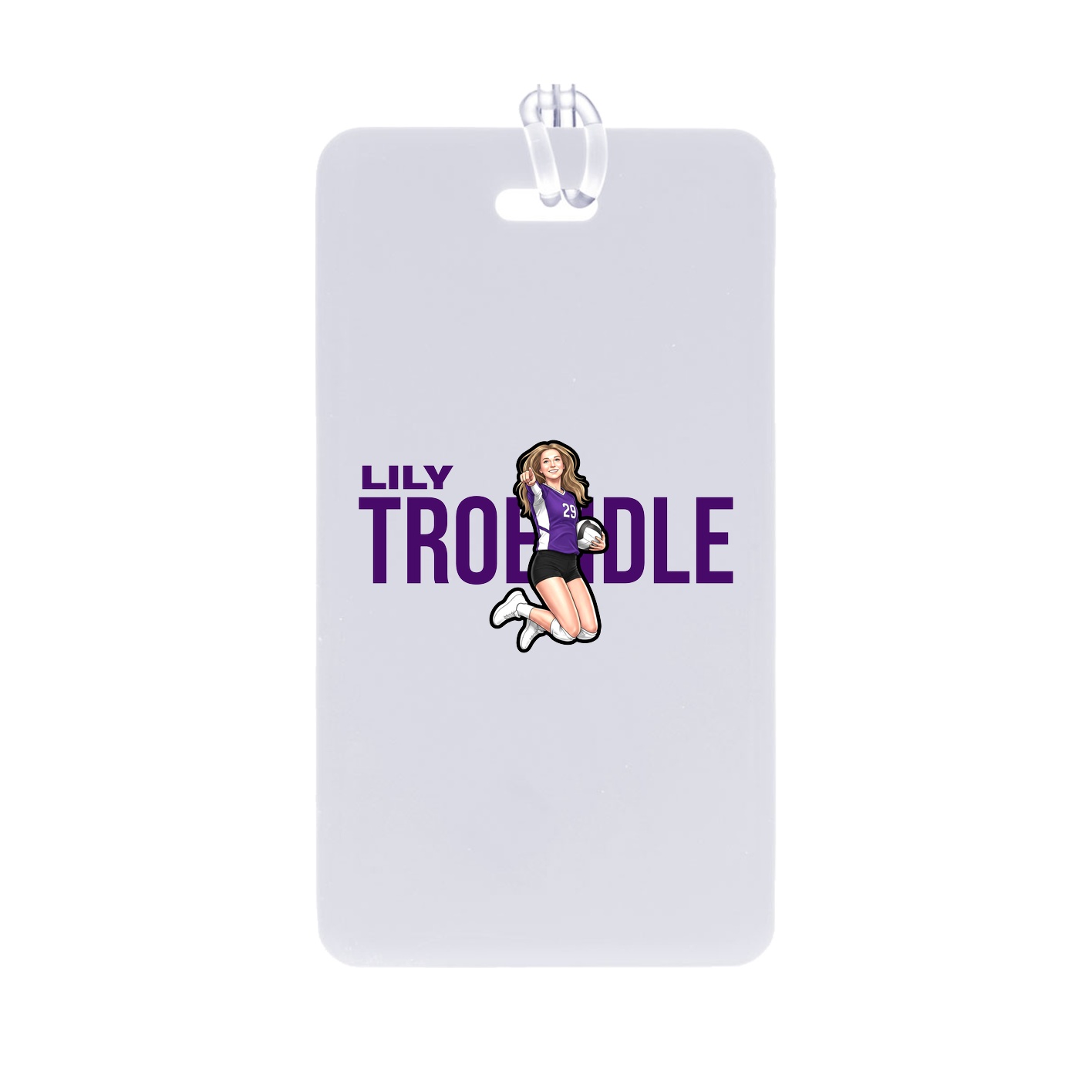 Bag Tag — Player Name in Classic