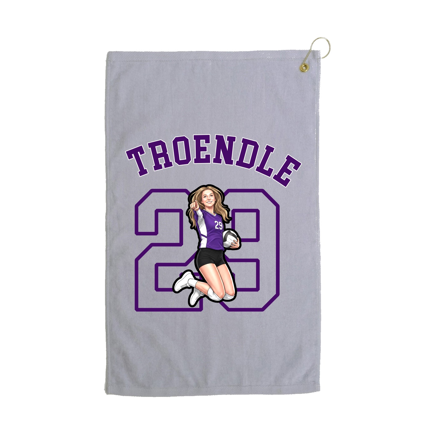 Golf Towel — Shirsey Arch in Grey