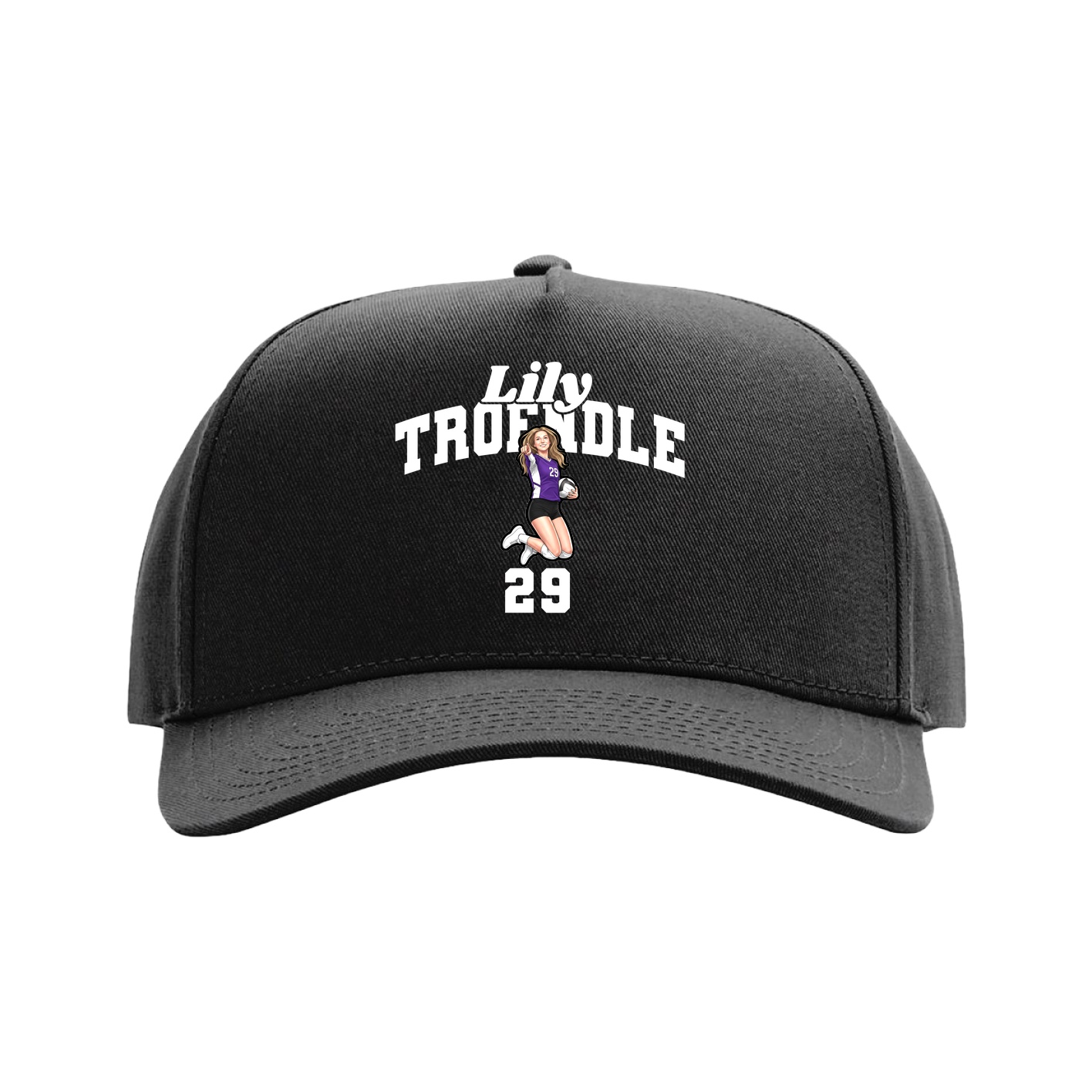 Full Fabric Five-Panel Champ Cap