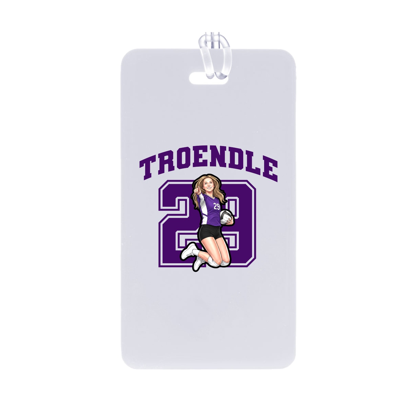 Bag Tag — Number in Classic