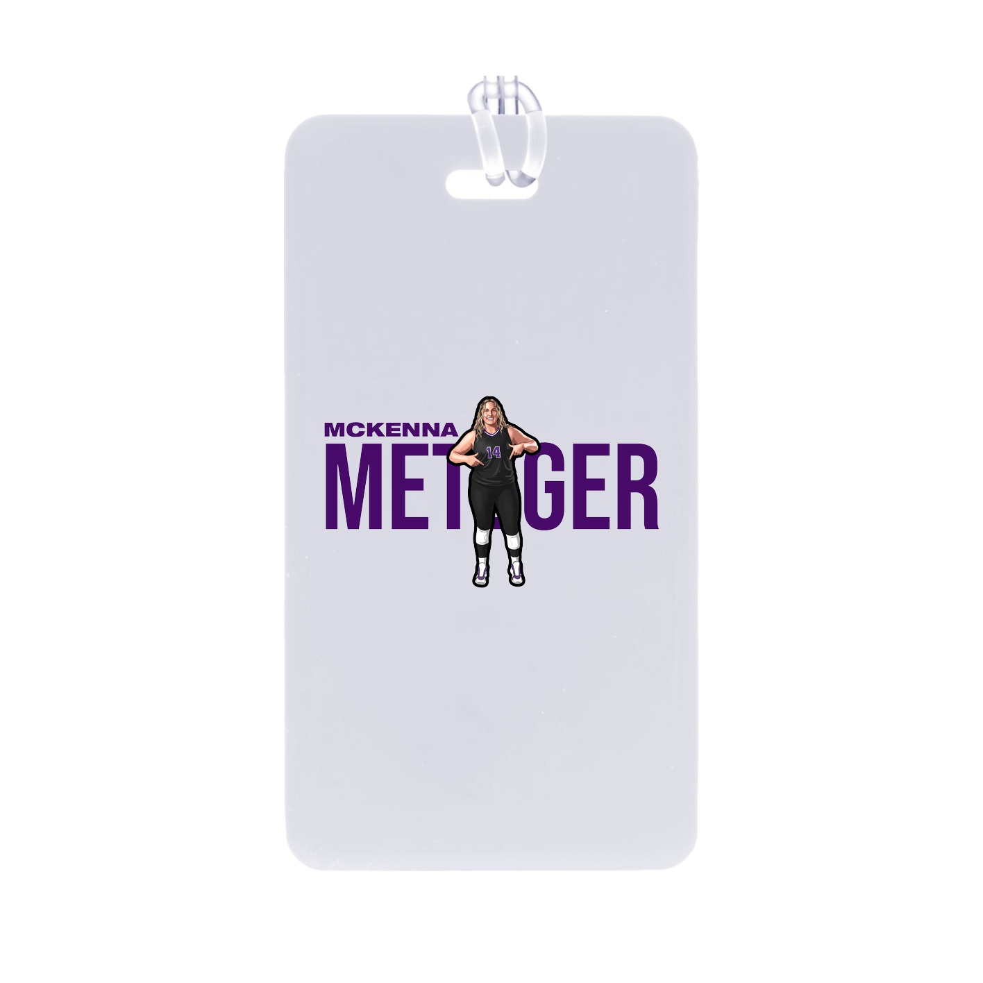 Bag Tag — Player Name in Classic