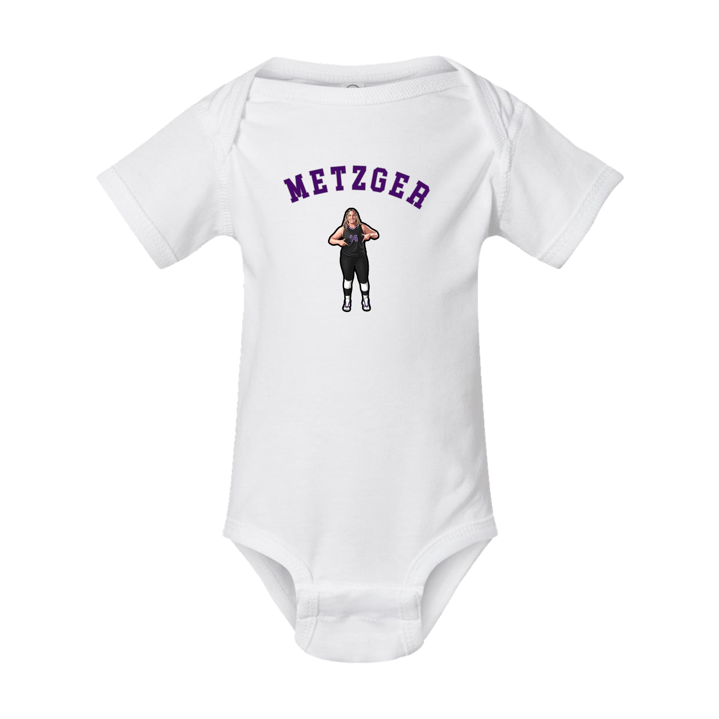 Baby Onesie — Shirsey Arch in White