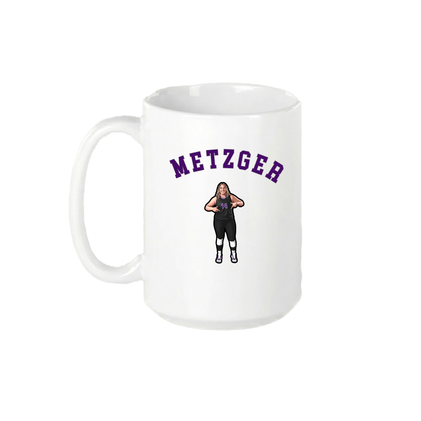 15oz Coffee Mug — Shirsey Arch in White