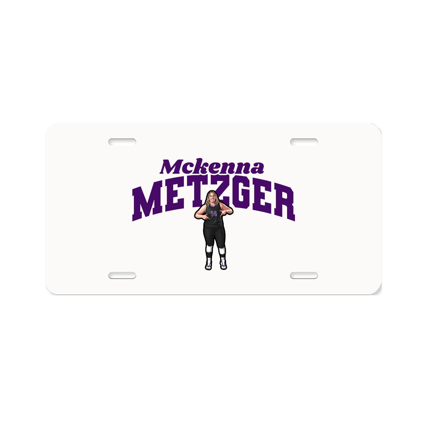 License Plate — Signature Arch in Classic