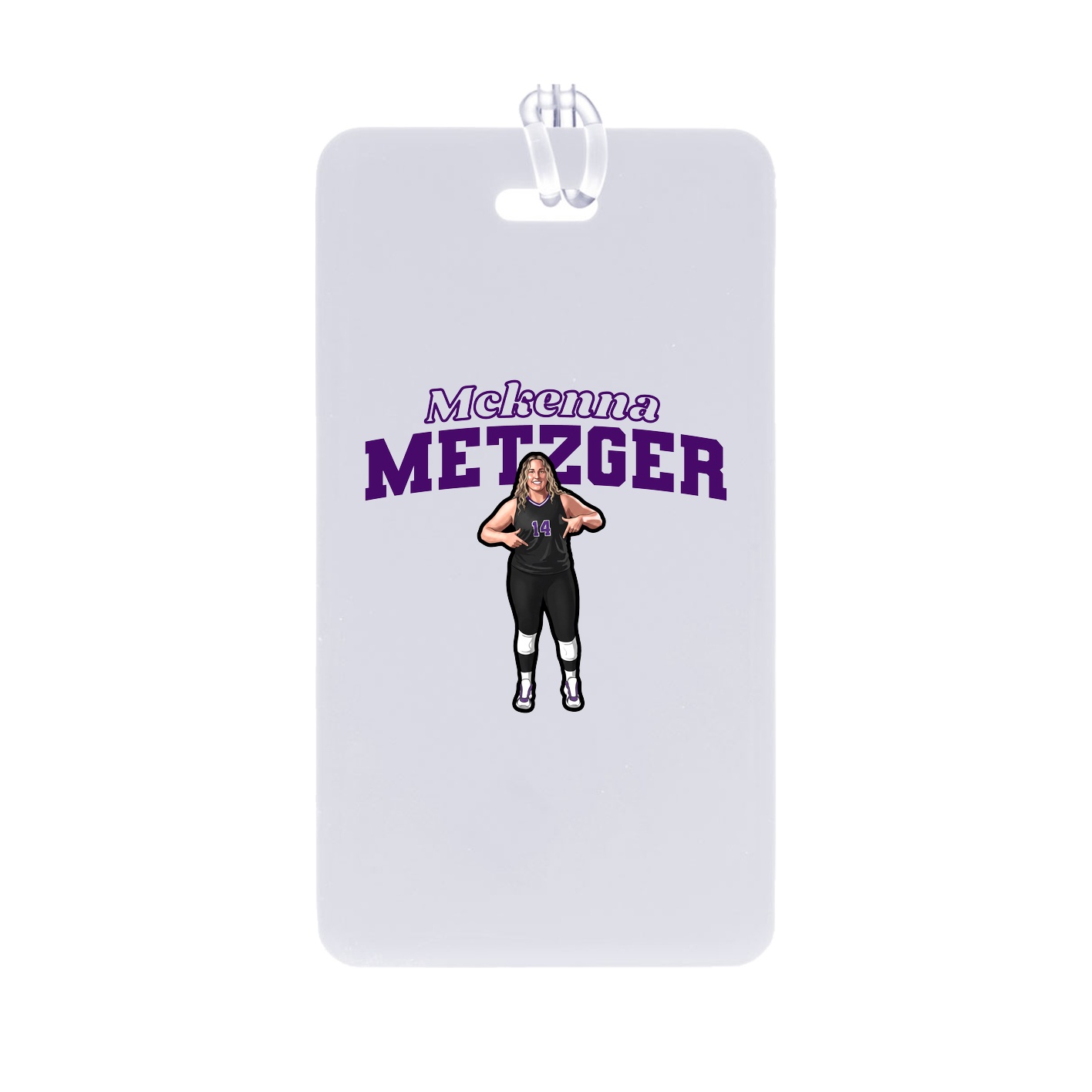 Bag Tag — Name Arch in Classic