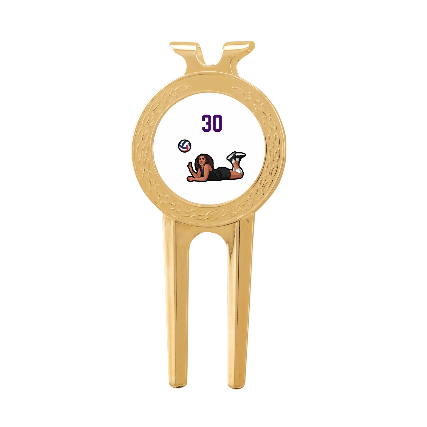Divot Tool with Ball Marker — Number Top in Classic
