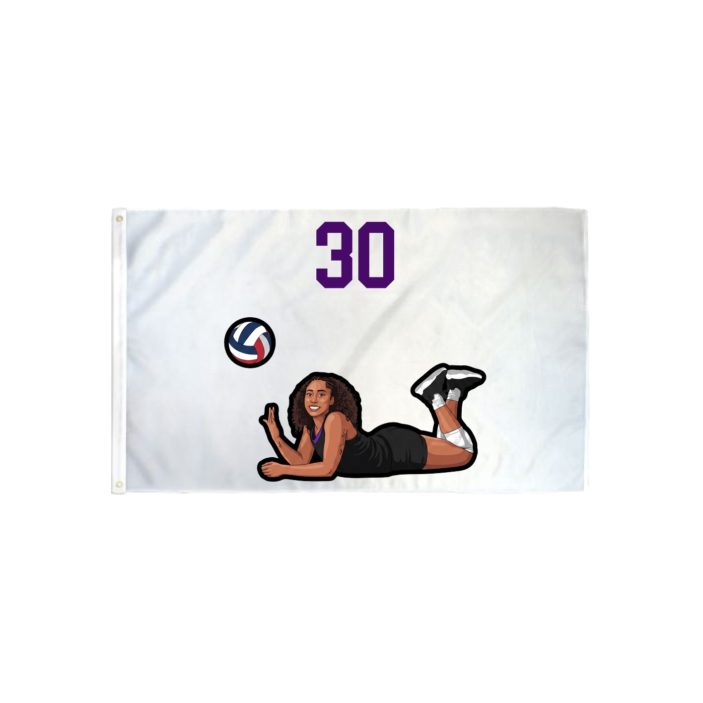3x5 Flag — Number Top in Classic