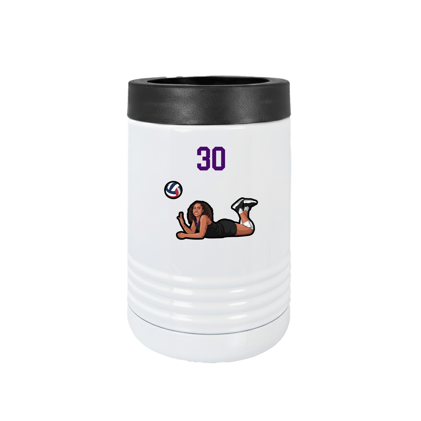 Beverage Holder — Number Top in White