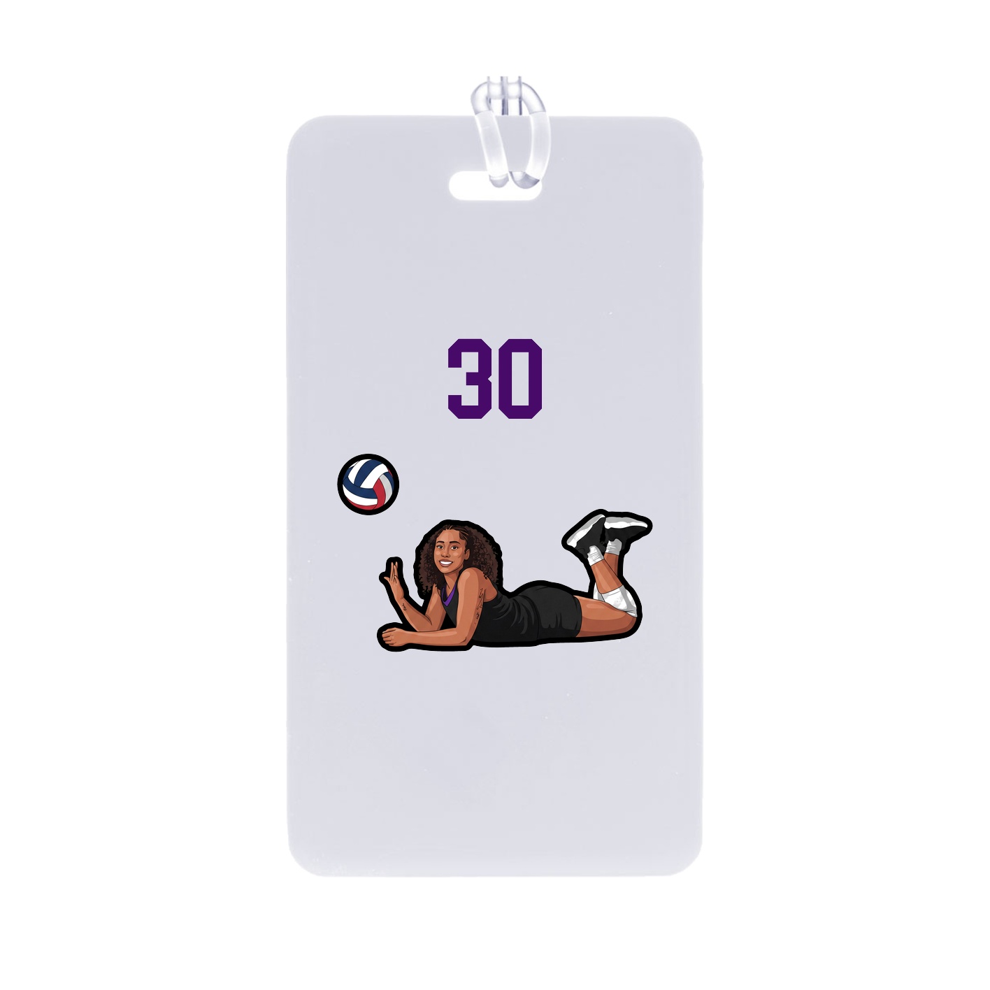 Bag Tag — Number Top in Classic