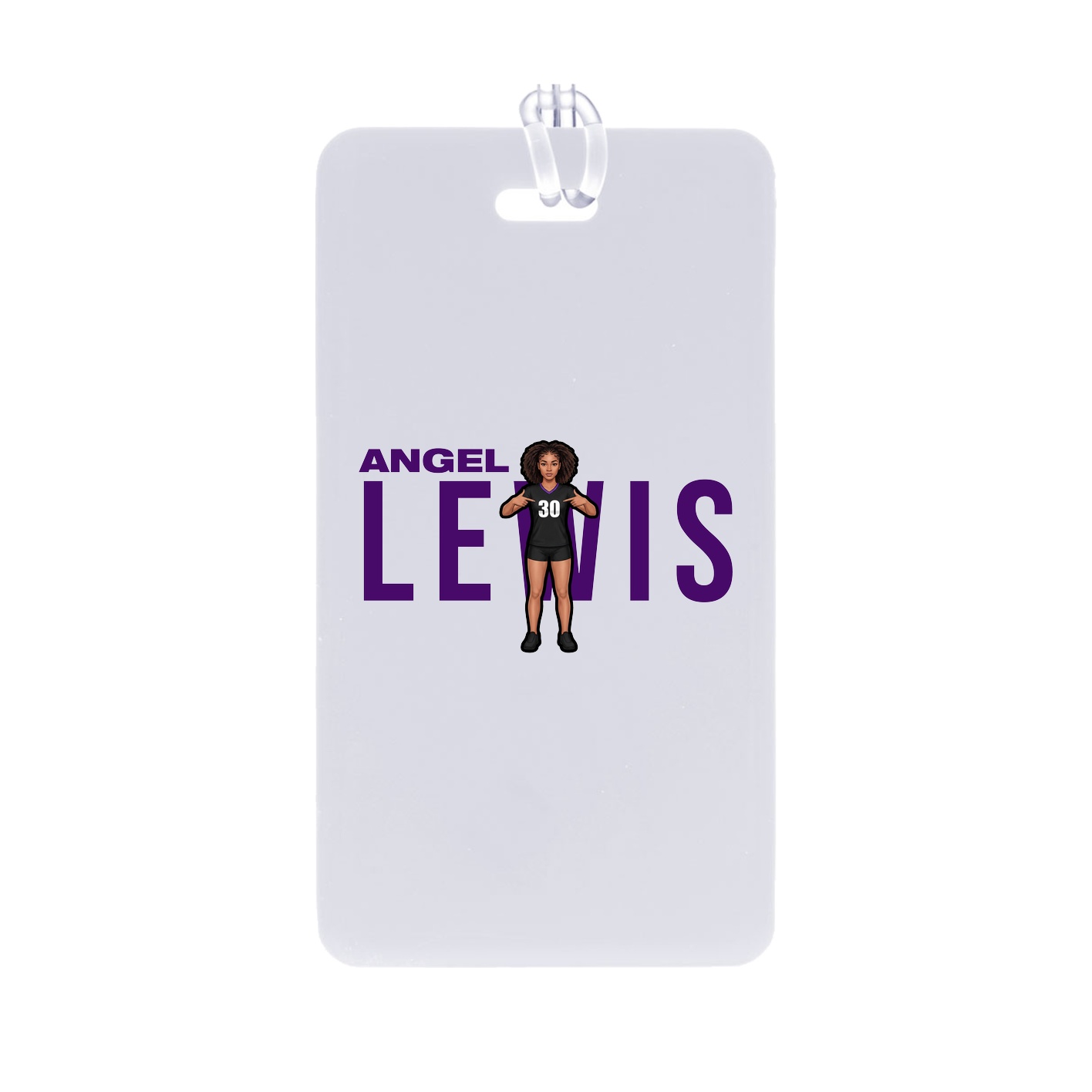Bag Tag — Player Name in Classic