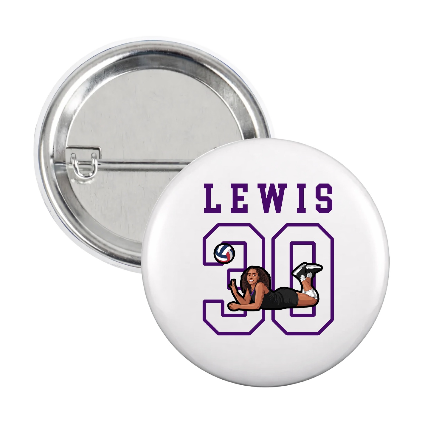 Game Day Button — Shirsey in White