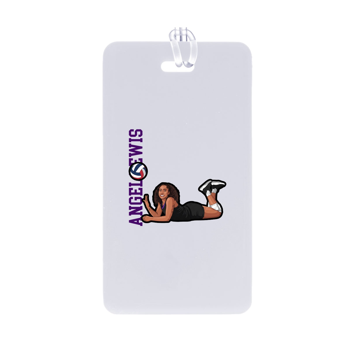 Bag Tag — Name Vertical in Classic