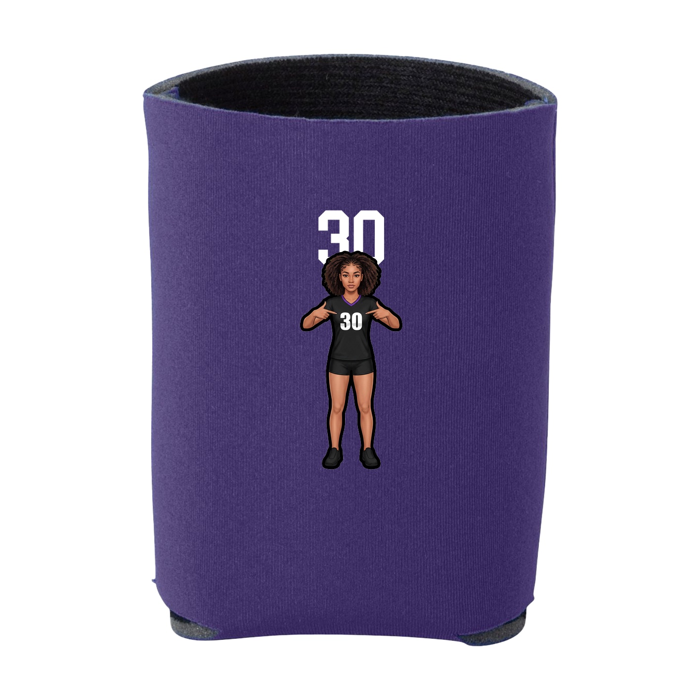 Can Holder — Number Top in Purple