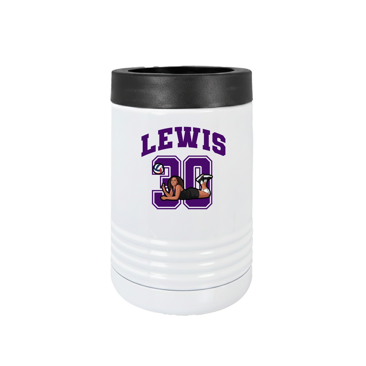 Beverage Holder — Number in White