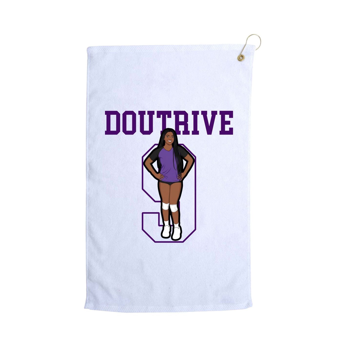 Golf Towel — Shirsey in White