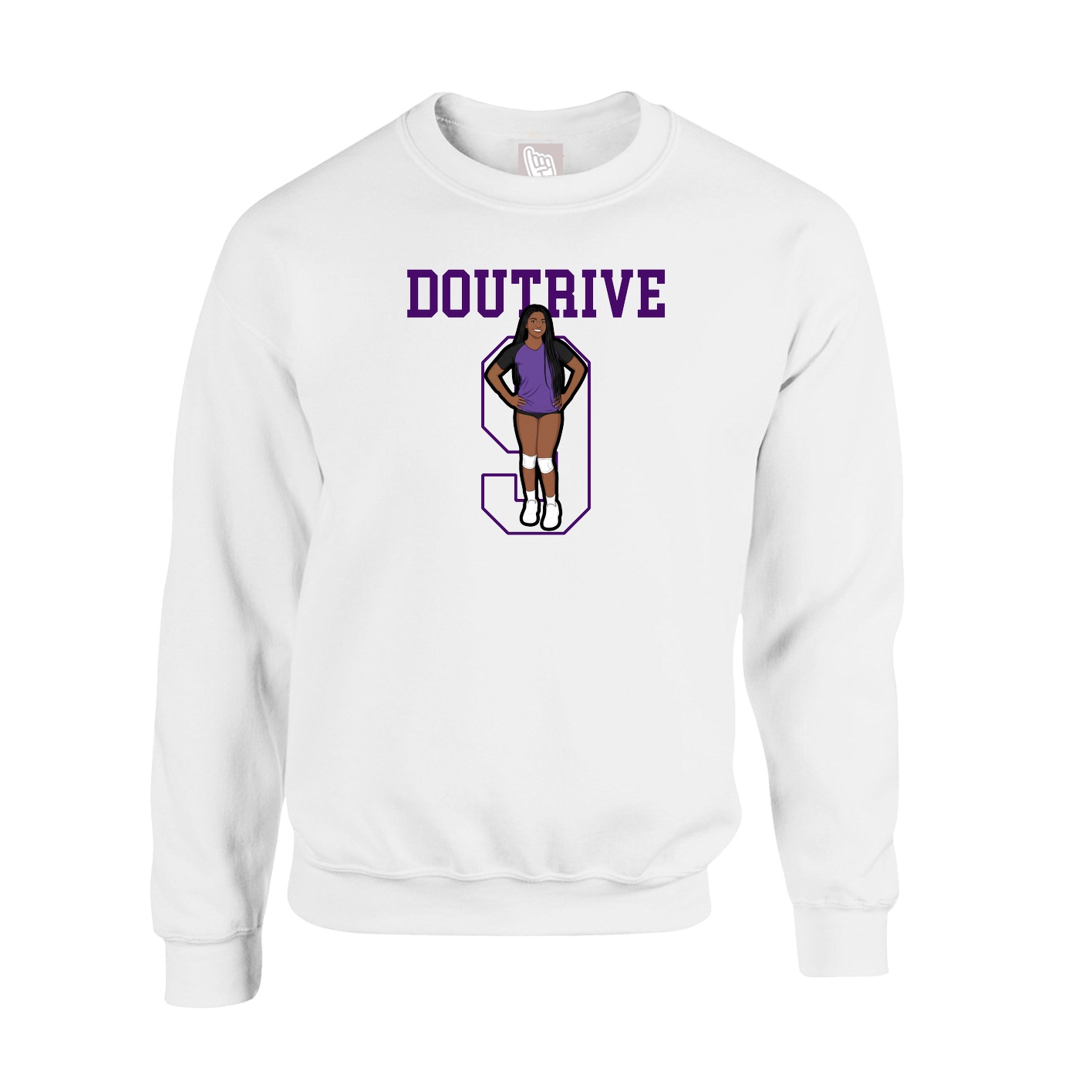 Fleece Crew — Shirsey in White