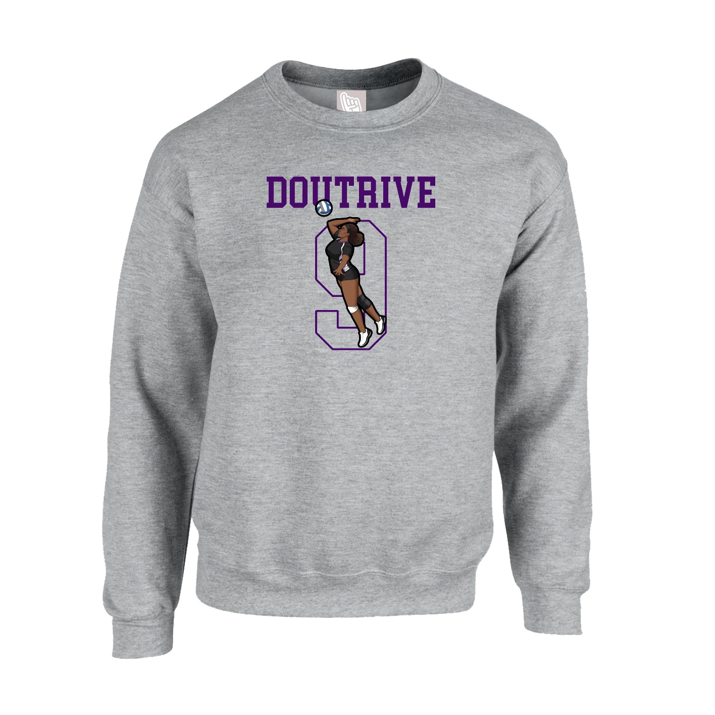 Fleece Crew — Shirsey in Grey