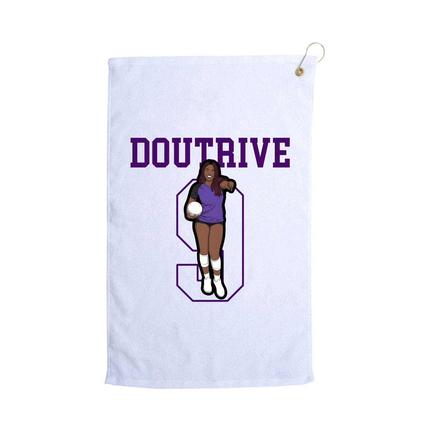 Golf Towel — Shirsey in White