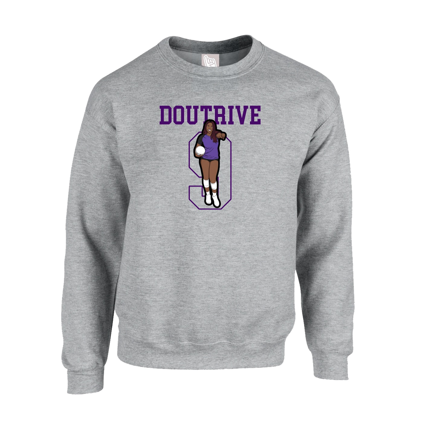 Fleece Crew — Shirsey in Grey
