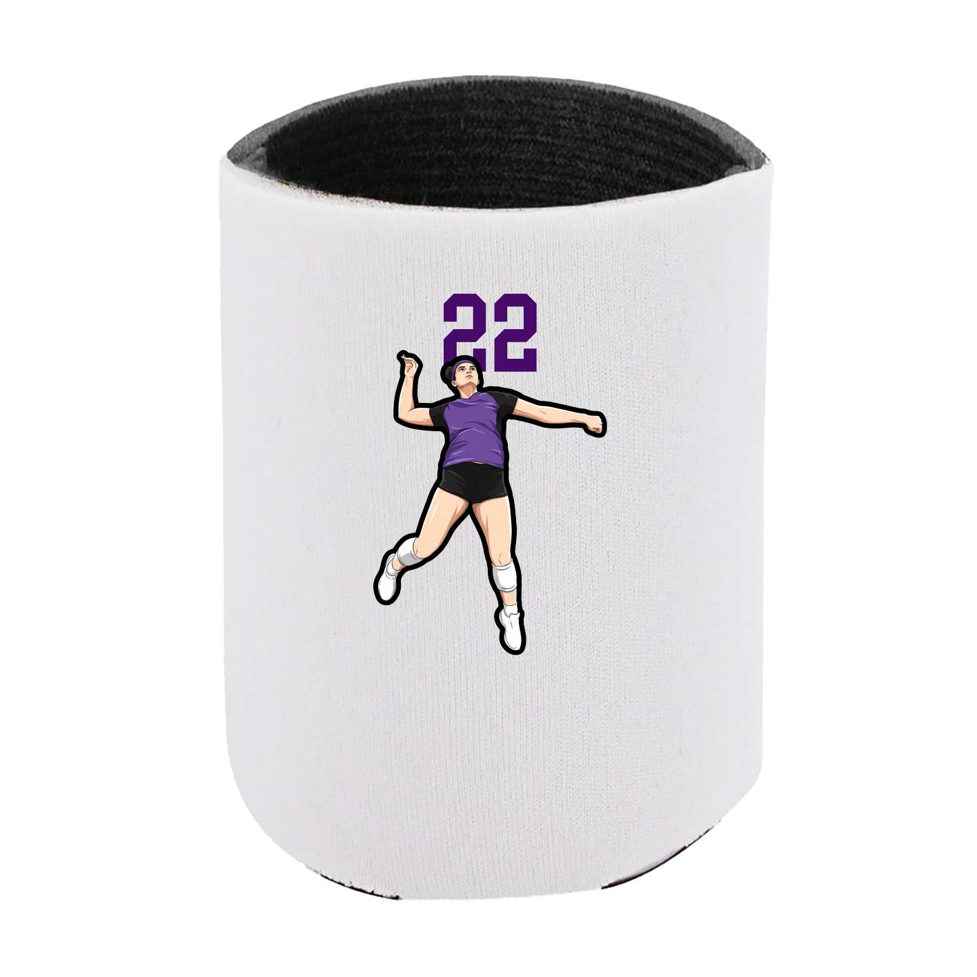 Can Holder — Number Top in White