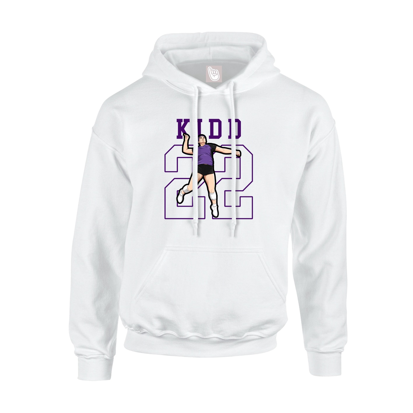 Hoodie — Shirsey in White