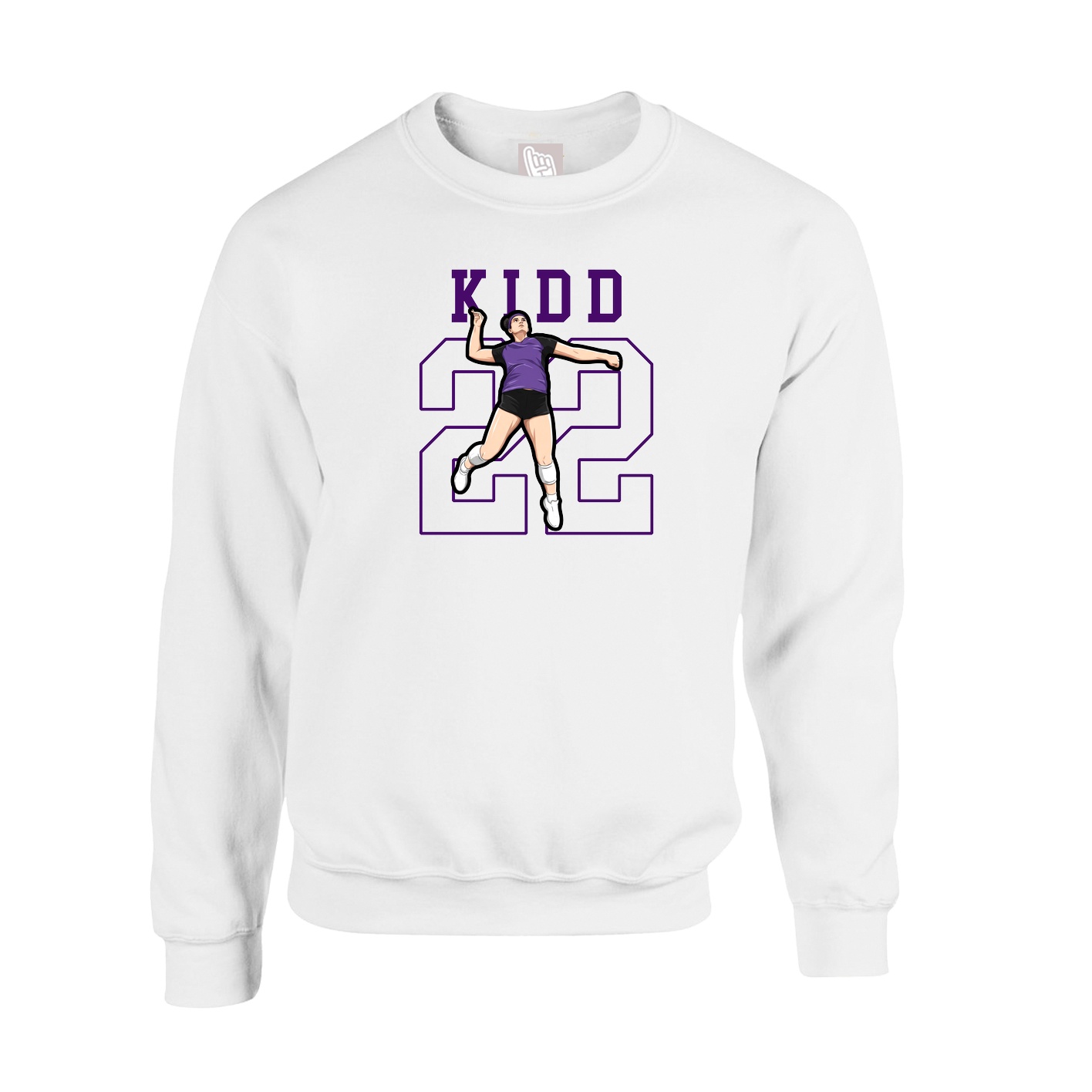 Fleece Crew — Shirsey in White