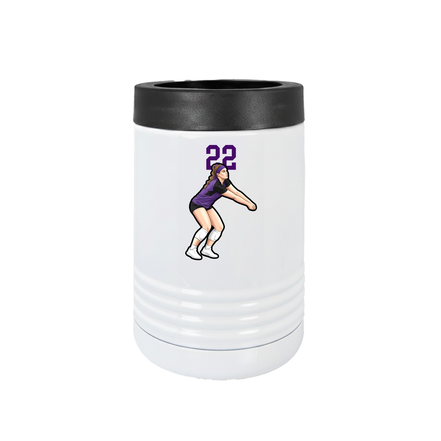 Beverage Holder — Number Top in White