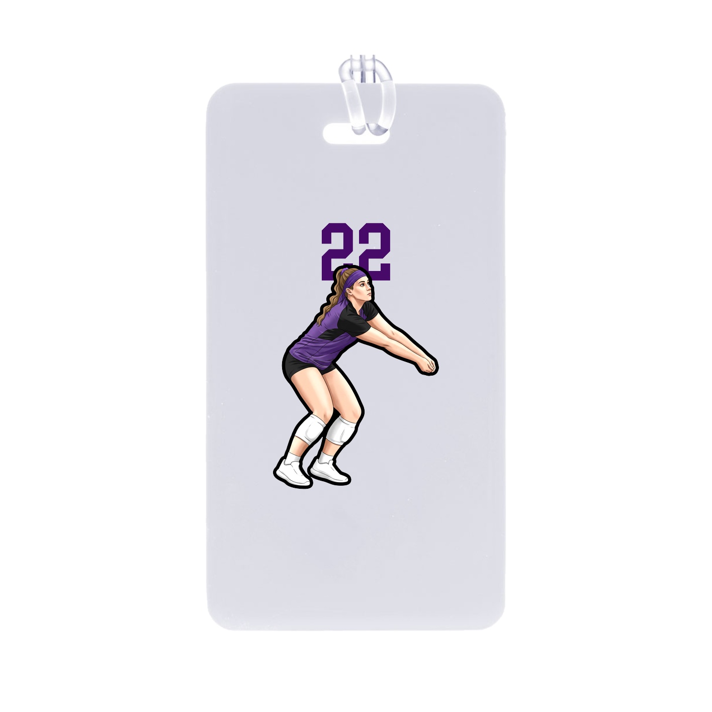 Bag Tag — Number Top in Classic