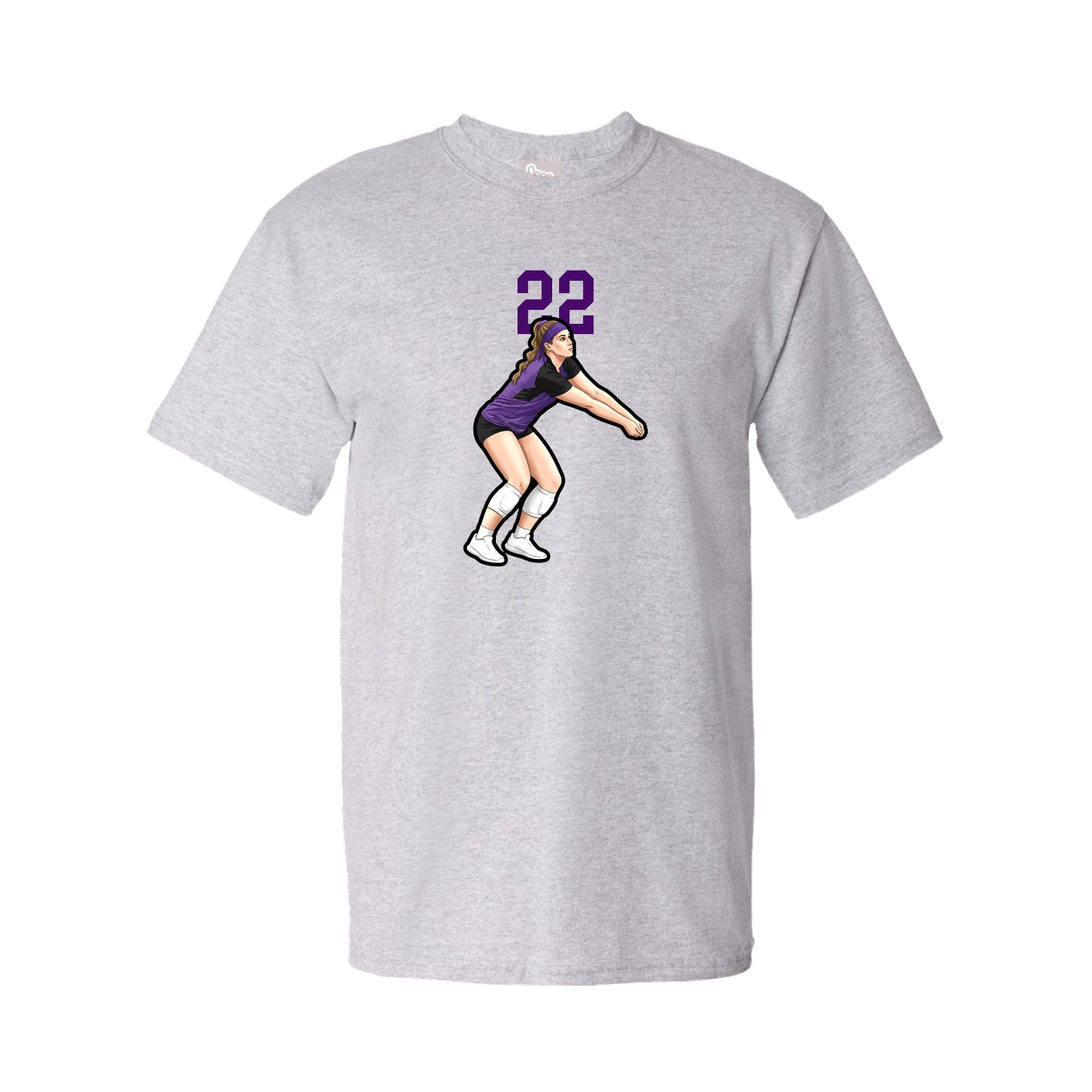 Tee — Number Top in Grey