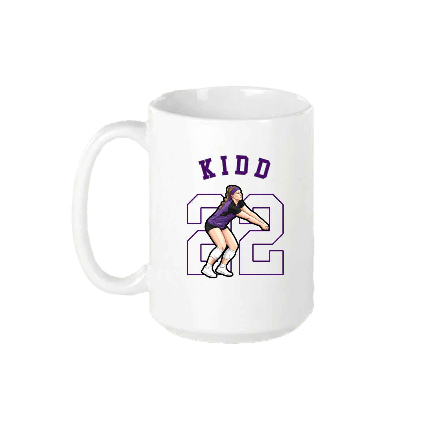 15oz Coffee Mug — Shirsey Arch in White