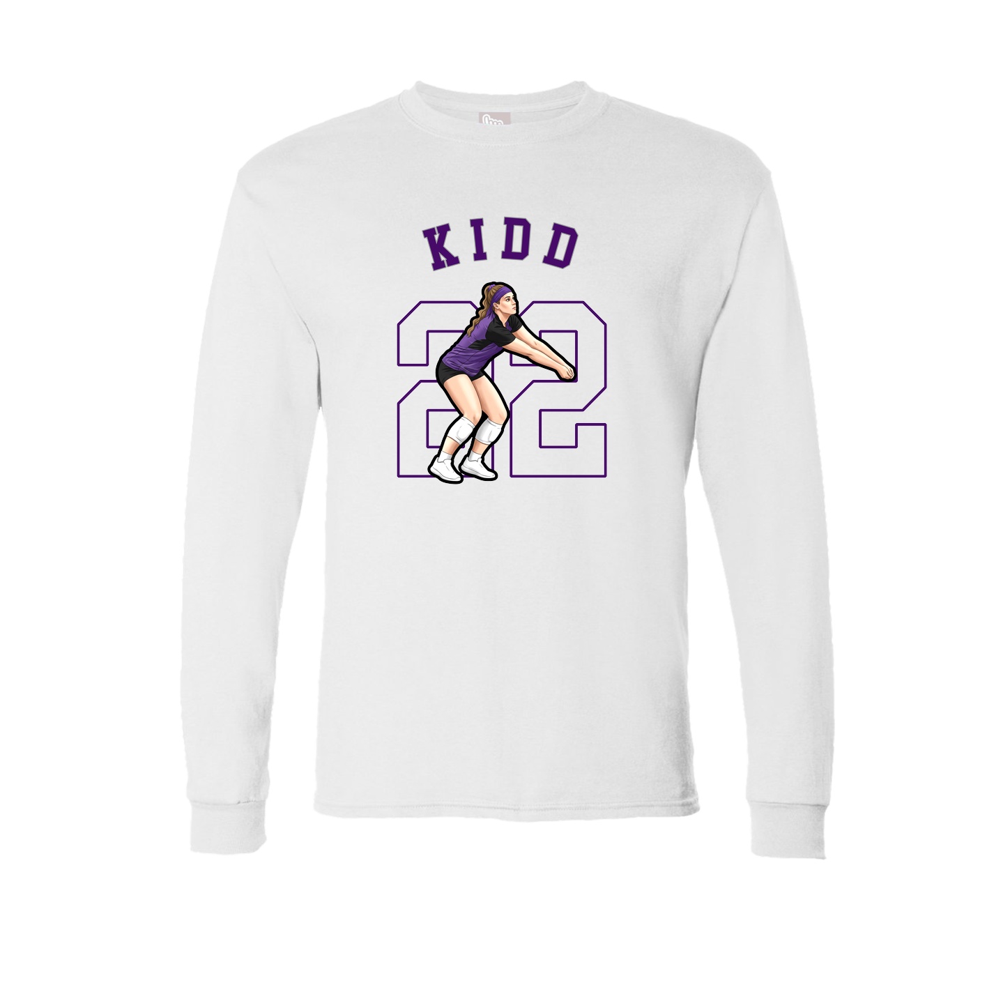 Long Sleeve Tee — Shirsey Arch in White