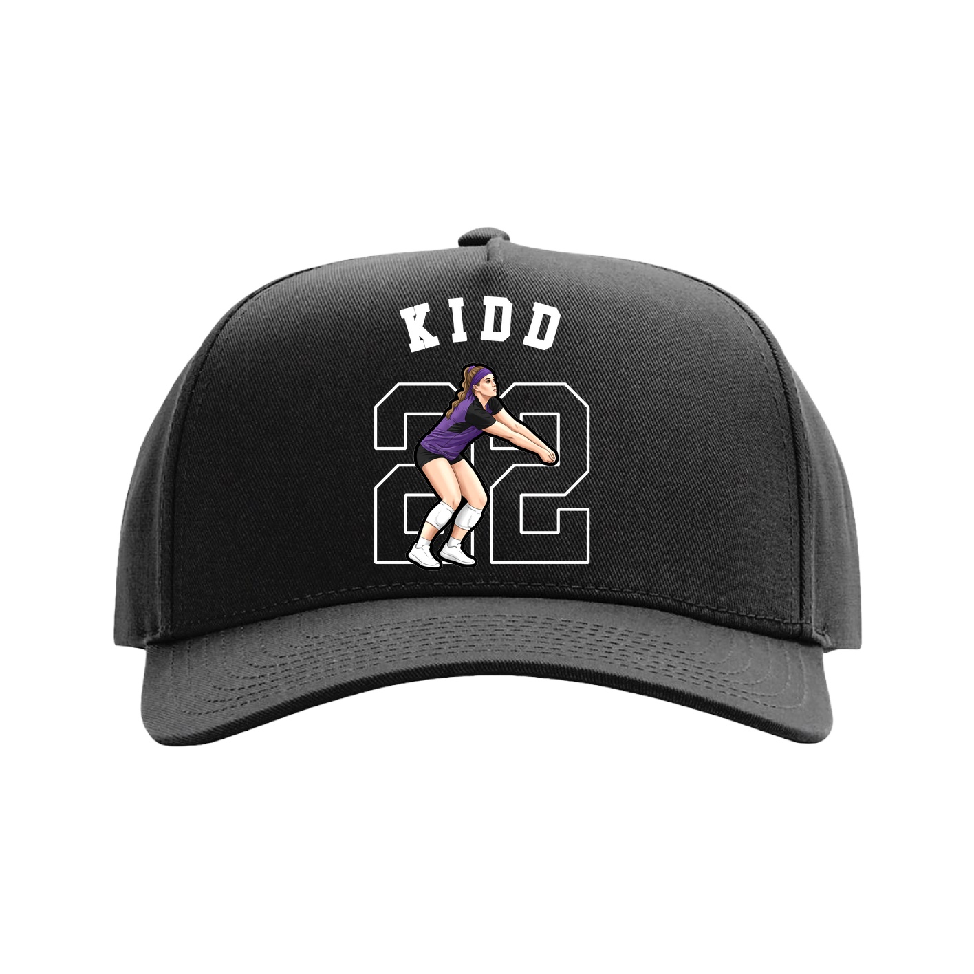 Full Fabric Five-Panel Champ Cap
