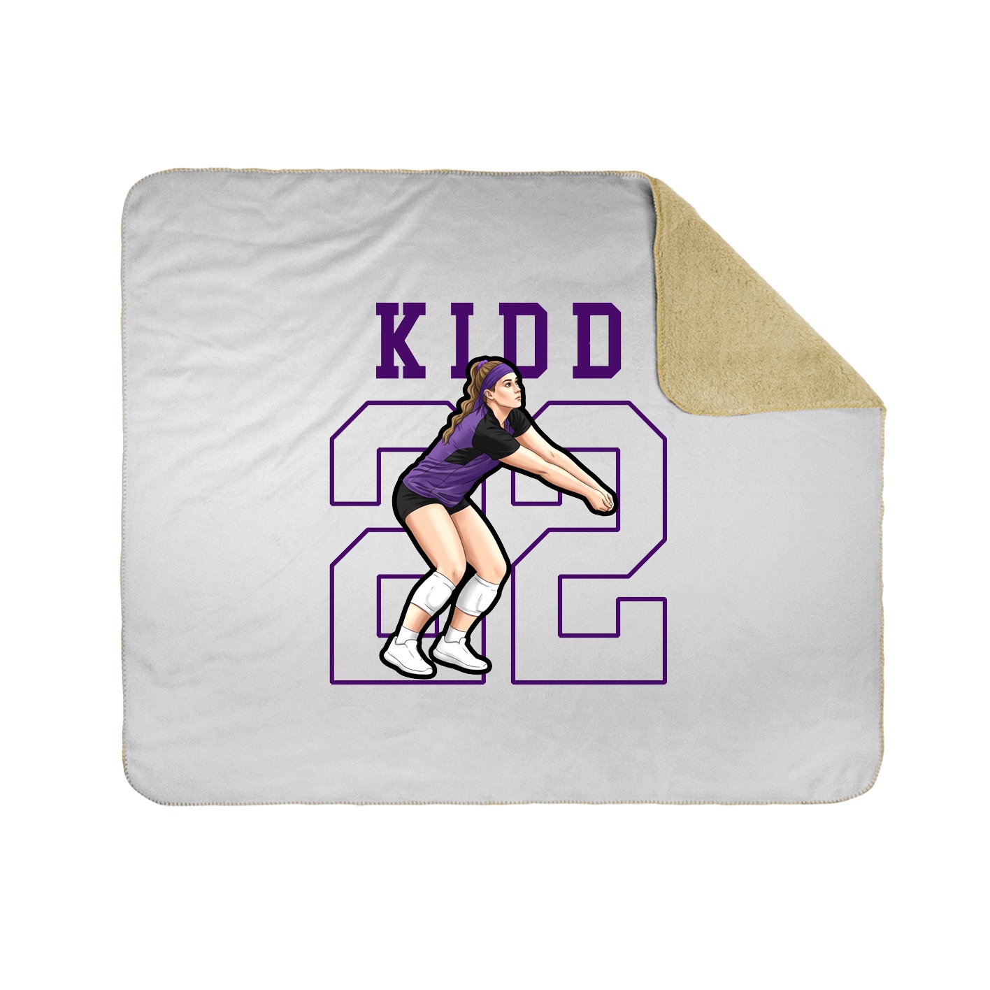 Throw Blanket — Shirsey in White