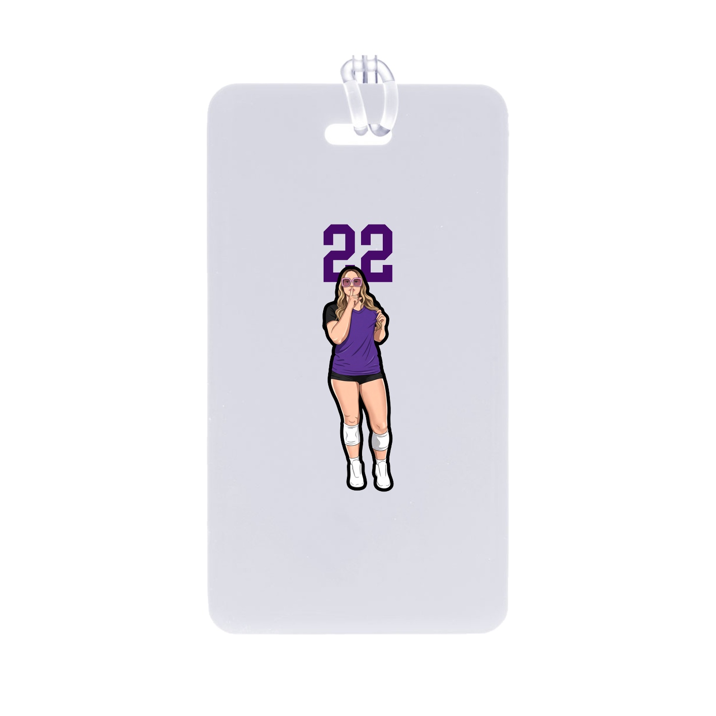 Bag Tag — Number Top in Classic