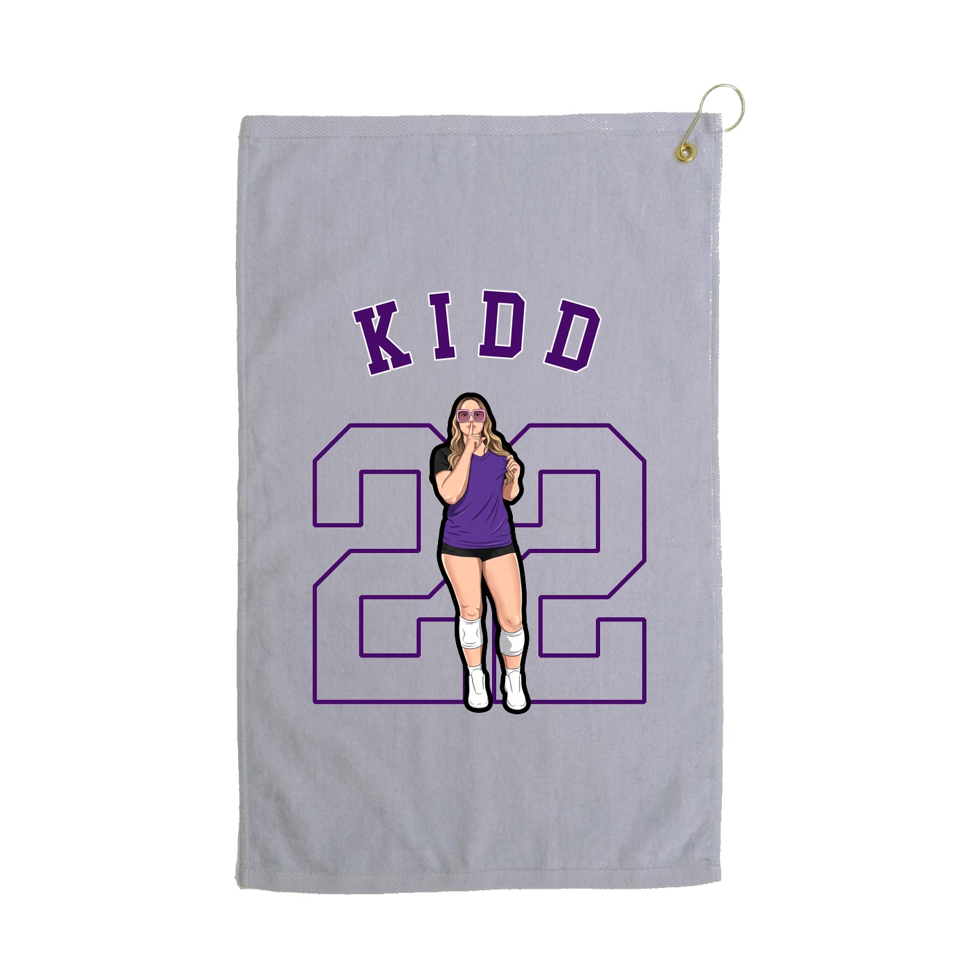 Golf Towel — Shirsey Arch in Grey