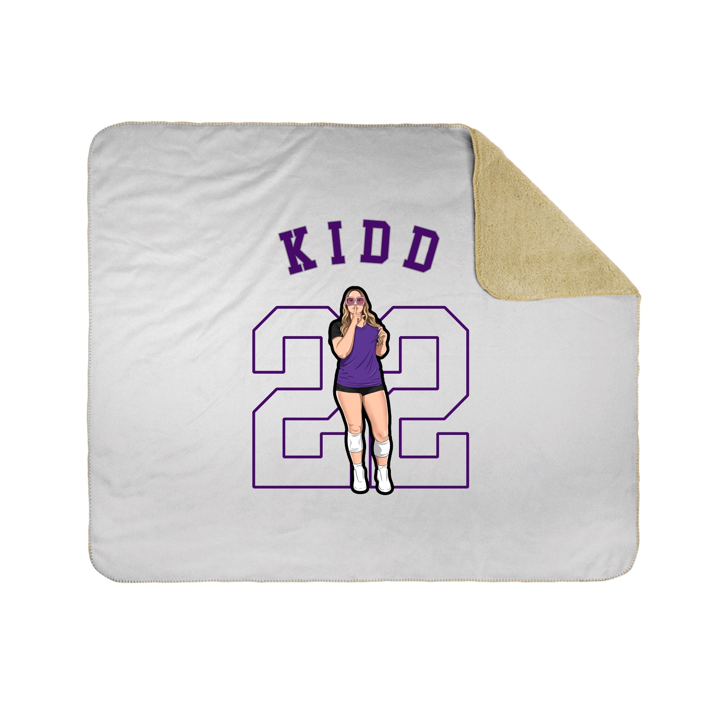 Throw Blanket — Shirsey Arch in White